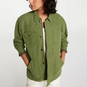 NWT Alpine Design Women's Medium Quilted Lined Chore Coat (Lush Olive)